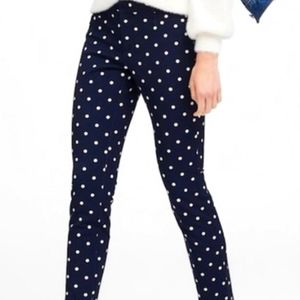 Banana Republic Polka dot Sloan pants